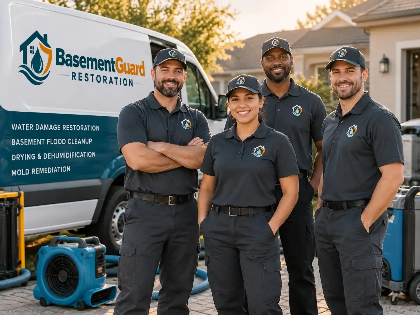 Basement Water Damage Restoration company in Six Lakes, MI